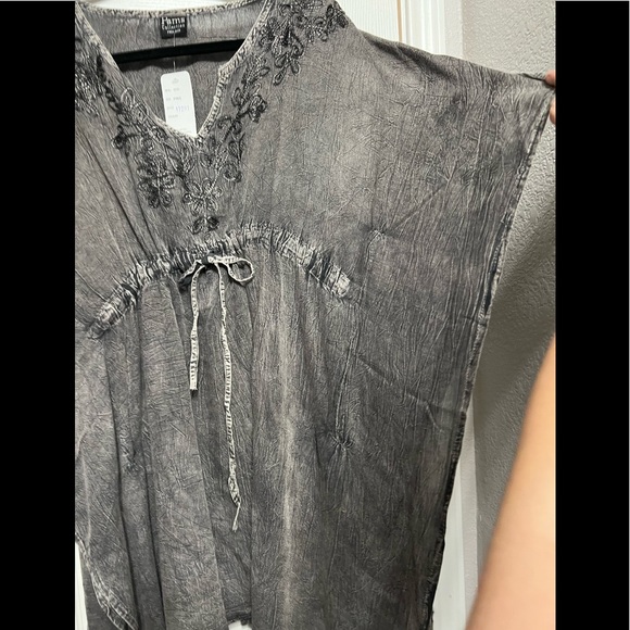 Seaside Black Acid Kaftan - Picture 9 of 9